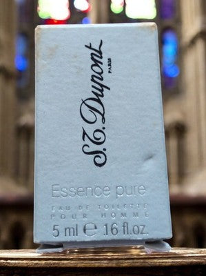 Miniature parfum S.T. Dupont Essence Pure Homme vintage avec boîte 5ml EDT