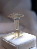 Bouchon carafe whisky vintage, verre ou cristal, forme diamant, rétro ancien