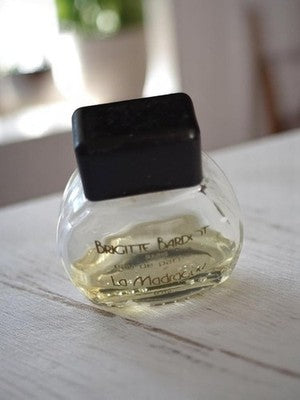 Miniature parfum Brigitte Bardot La Madrague ancien flacon vintage eau de parfum