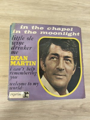 Vinyle 45 tours ancien Dean Martin vintage, disque rétro collection état à resta