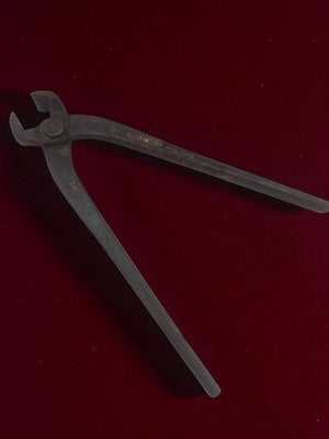 Grande pince coupante ancienne Germany outil vintage forgeron