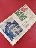 Ancienne enveloppe FDC Vietnam Musée Saigon 1959 timbres collection philatélie