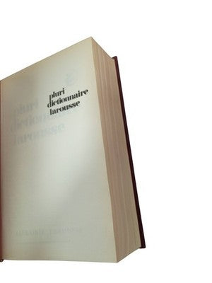 Dictionnaire Larousse ancien Pluri reliure rouge vintage gros volume rare