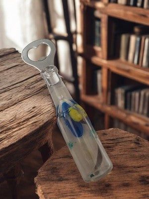 Décapsuleur vintage bouteille publicitaire rétro, objet ancien d’occasion