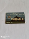 Télécarte Peugeot 24h du Mans 1992 120 unités vintage course auto rare