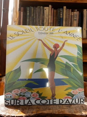 Calendrier Clouet 2009 PLM Côte d’Azur neuf blister Roger Broders affiche