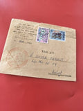 Ancienne enveloppe timbrée oblitérée Vietnam, collection philatélie, Dalat