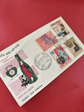 Ancienne enveloppe premier jour Vietnam 1967 timbres oblitérés philatélie