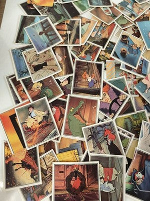 Très gros lot stickers Panini vintage Disney Bernard et Bianca ancien rétro coll