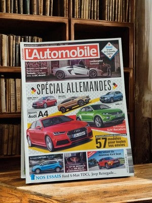 Magazine L’Automobile juin 2015 Spécial Allemandes Audi A4 BMW Mercedes Renault