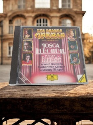 CD Les Grands Opéras Tosca La Bohème Butterfly Deutsche Grammophon