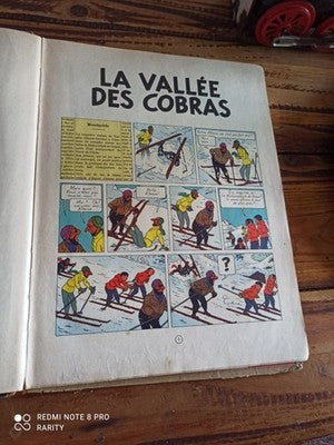 Bande dessinée Hergé La Vallée des Cobras Casterman Jo Zette Jocko 1950s