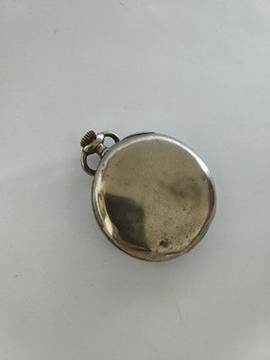 Montre gousset Lip ancienne métal argenté cadran 24h petite seconde