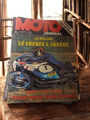 Magazine Moto Journal n°124 1973 Suzuki Sheene rétro vintage ancien moto