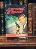 Roman policier San-Antonio vintage J'ai bien l'honneur Fleuve Noir poche rétro