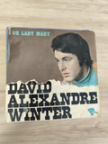 Vintage 45 tours David Alexandre Winter ancien disque vinyle rétro collection