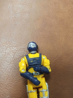 Figurine vintage MASK années 80 jaune bleu bootleg rétro jouet ancien rare