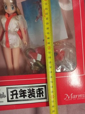 Figurine japonaise Marmit Memorial Super Heroines vintage, boîte d’origine