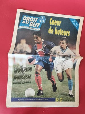 Ancien journal vintage Olympique de Marseille Droit au But rétro football rare