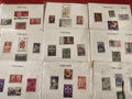 Lot anciens timbres collection vrac tous pays philatélie, thématiques variées