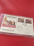 Ancienne enveloppe FDC Vietnam 1966 Secours réfugiés timbres illustrés