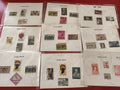 Lot anciens timbres monde vrac collection philatélie pays variés vintage