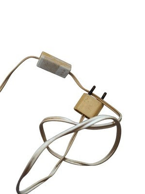 Lampe vintage années 70 métal martelé feuilles stylisées design floral