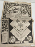 Ancien journal broderie Le Journal des Brodeuses août 1951 vintage Lyon
