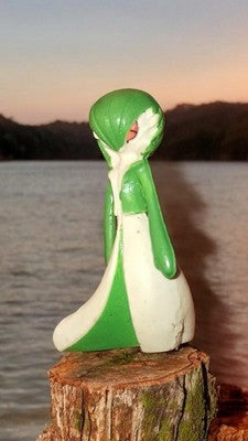 Figurine Pokémon Gardevoir PVC vert blanc 2005 2006 vintage rare R/LW