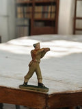 Figurine soldat Starlux vintage – statuette ancienne peinte main rétro
