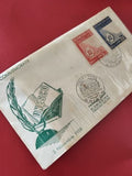 Ancienne enveloppe FDC Vietnam 1958 UNESCO timbres commémoratifs Saigon