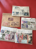 Lot anciens timbres collection, monde, Monaco Vietnam Thaïlande, vrac philatélie