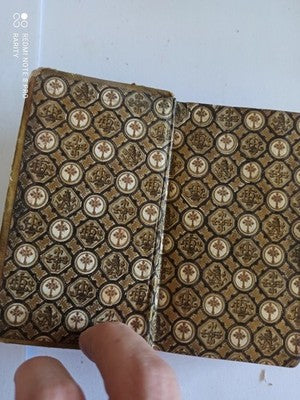 Ancien livre religieux Imitation de Jésus-Christ début XXe, reliure aspect cuir