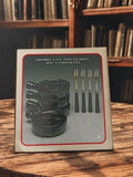 Service escargots vintage 8 pièces avec 4 fourchettes, France ancien set