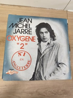Vinyle 45T vintage Jean Michel Jarre Oxygène 2 Disques Motors pochette originale