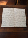 Lettre manuscrite Rome 1895, vœux amicaux, basilique, voyage culturel