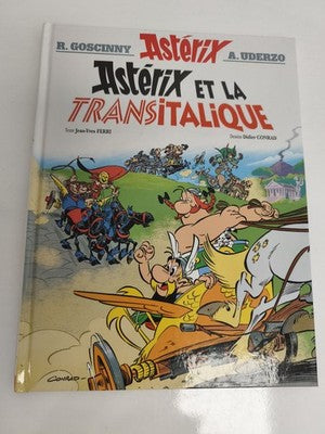 Bande dessinée Astérix et la Transitalique 2017 Goscinny Uderzo Ferri Conrad