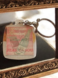 Porte-clés publicitaire vintage Champagne Fliminot Jean Sabou France rétro