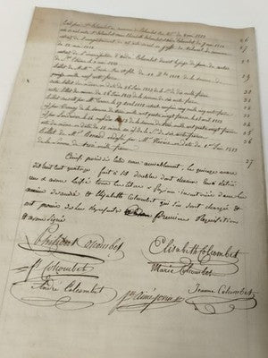 Lettre manuscrite administrative 1814, inventaire familial XIXe, cachet 75 c
