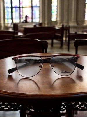 Monture lunettes vintage Thierry Mugler aviateur bordeaux – Deadstock rare