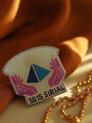 Pin's vintage 3615 SIRIAL émail publicitaire rétro années 80