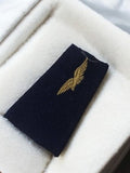 Insigne ancien épaulette Armée de l’Air France vintage tissu brodé