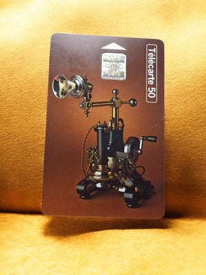 Télécarte 50 unités vintage, carte téléphonique ancienne, téléphone rétro