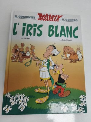 Bande dessinée Astérix L'Iris Blanc 2023 Goscinny Uderzo Fabcaro Conrad