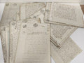 Gros lot lettres manuscrites administratives XIXe papier timbré 1816-1821