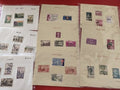 Lot anciens timbres monde vrac collection philatélie France Vietnam divers