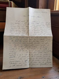 Lettre manuscrite ancienne 27/3/41 guerre 1940 époque WWII vie quotidienne