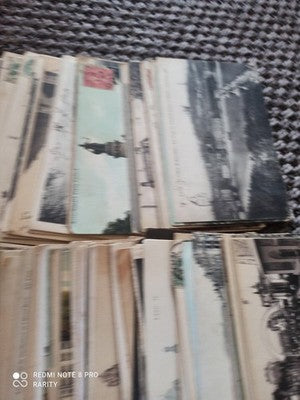 Lot Cartes Postales Anciennes Lyon XIXe-XXe Vue Ville Monument Timbres