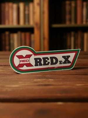 Autocollant publicitaire ancien REDEX vintage déco garage rétro années 60-70