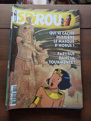 Magazine Spirou n°3394 Vintage – Papyrus Égypte ancien collector